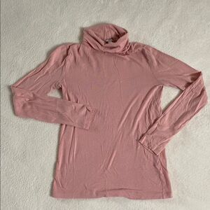 J. Crew Pink Cowl Neck Sweater Lightweight Knit